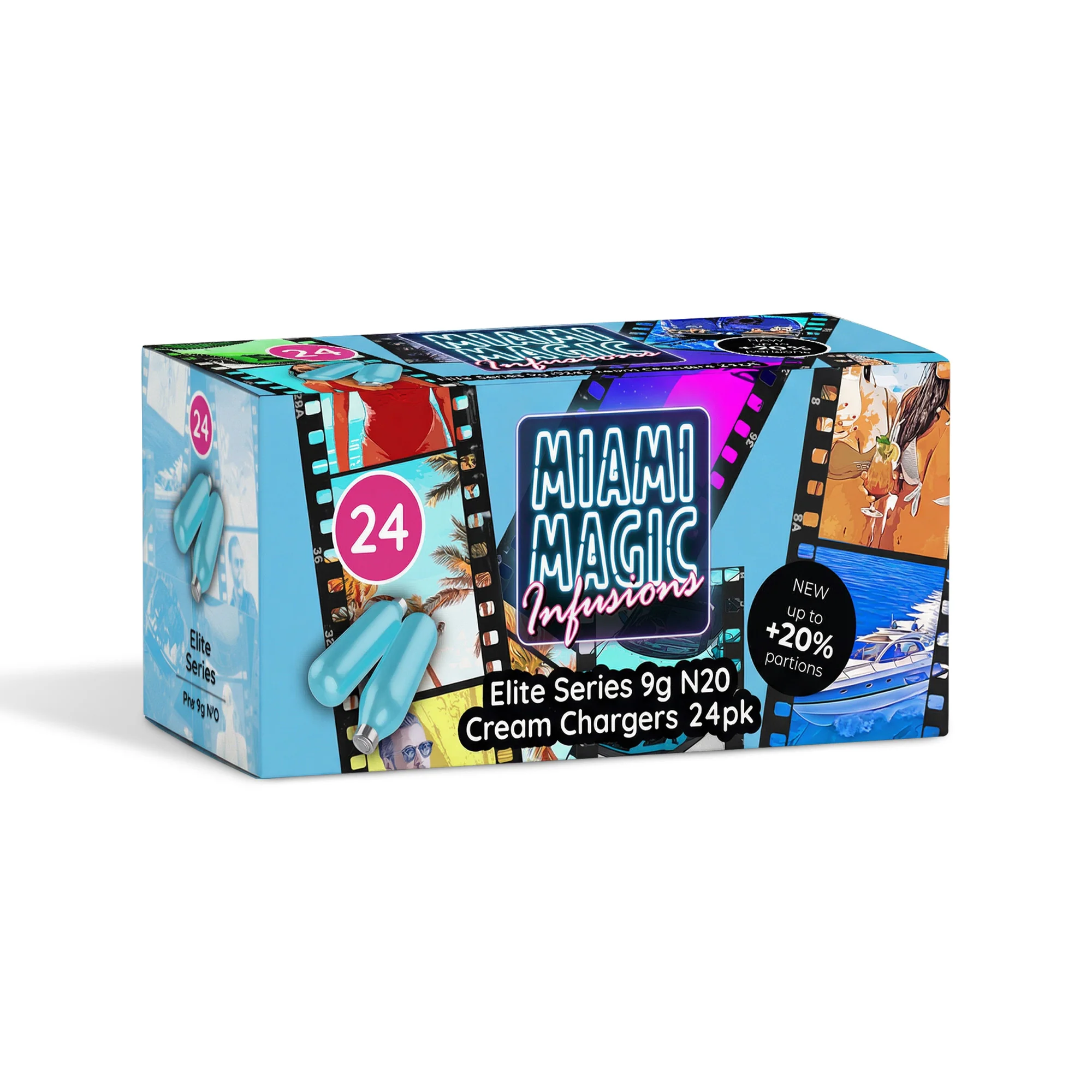 *clearance* miami magic 9g cream chargers 24 pack *clearance* miami magic 9g cream chargers 24 pack